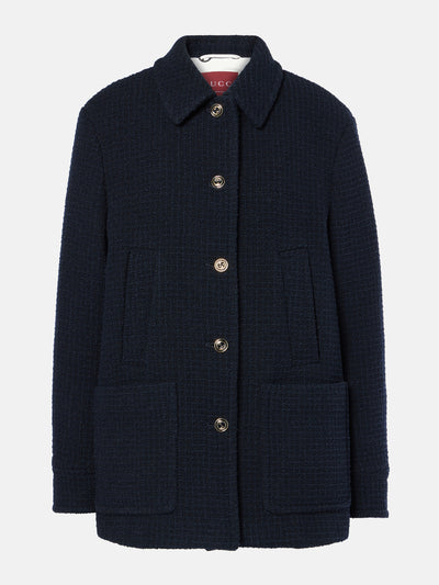 Gucci Wool-blend bouclé jacket at Collagerie