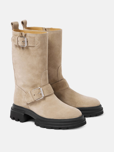 Hogan Suede Chelsea boots at Collagerie