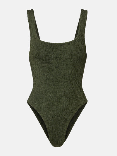 Hunza G Square Neck swimsuit at Collagerie