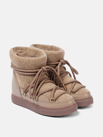 Inuikii Felt Wedge snow boots at Collagerie