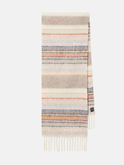 Isabel Marant Firny striped alpaca-blend scarf at Collagerie