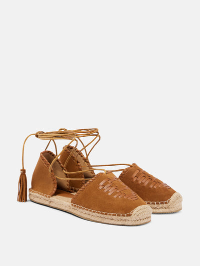Isabel Marant Celsi leather espadrilles at Collagerie