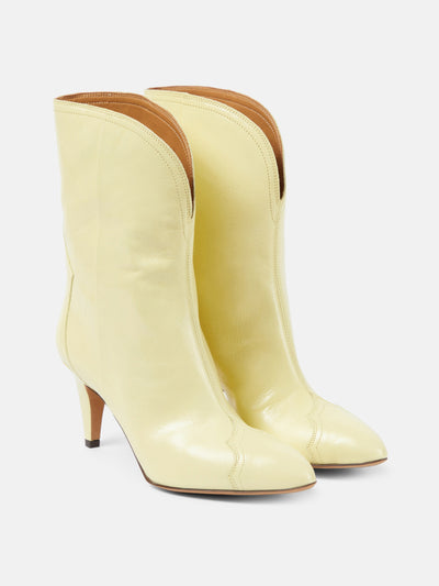 Isabel Marant Dytho leather ankle boots at Collagerie