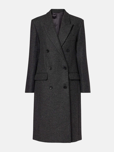 Isabel Marant Irene double-breasted virgin wool coat at Collagerie