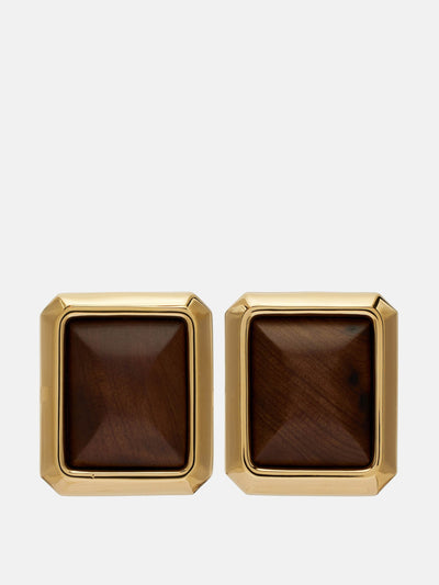Jacquemus Carré earrings at Collagerie