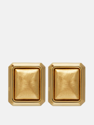 Jacquemus Carré earrings at Collagerie