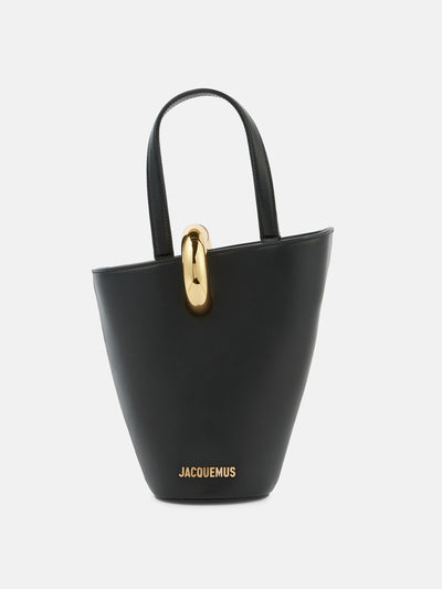 Jacquemus Le Bambola Small leather bucket bag at Collagerie