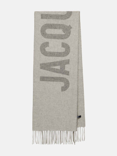 Jacquemus L'écharpe Jacquemus virgin wool scarf at Collagerie