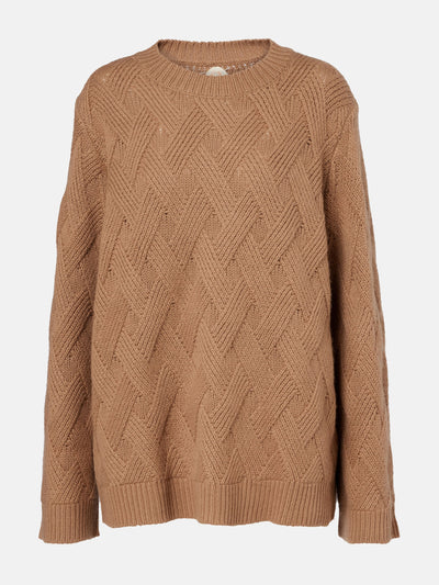 Jardin des Orangers Oversized wool and cashmere sweater at Collagerie