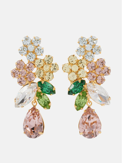 Jennifer Behr Bouquet gold-plated drop earrings at Collagerie