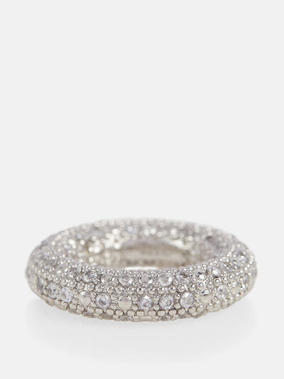 Jil Sander Crystal-embellished ring at Collagerie