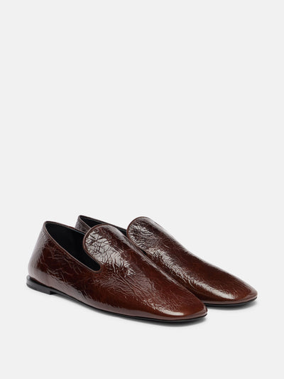 Jil Sander Leather loafers at Collagerie