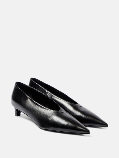 Jil Sander Leather pumps at Collagerie