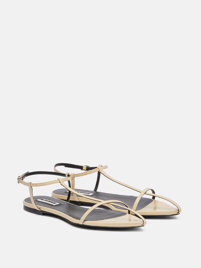 Jil Sander Leather sandals at Collagerie
