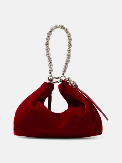 Jimmy Choo Callie velvet clutch at Collagerie