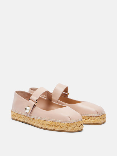 Jimmy Choo Fayence leather espadrilles at Collagerie