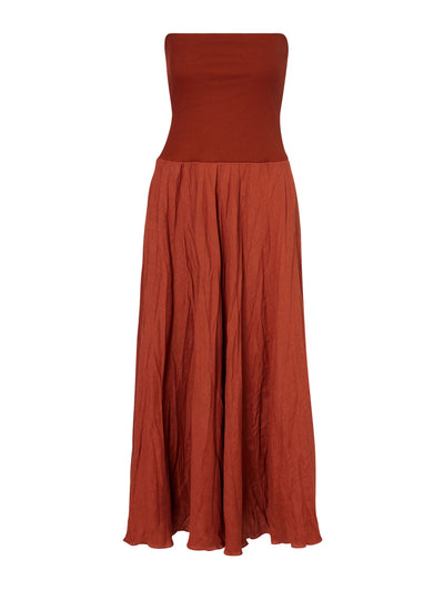 Johanna Ortiz Light And Sound linen-blend maxi dress at Collagerie
