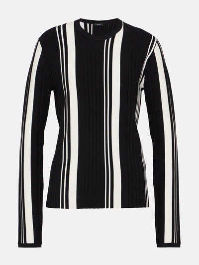 Joseph Striped pleated top at Collagerie