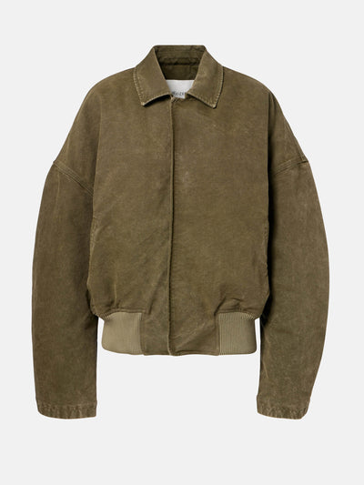 JW Anderson Oversized cotton bomber jacket at Collagerie