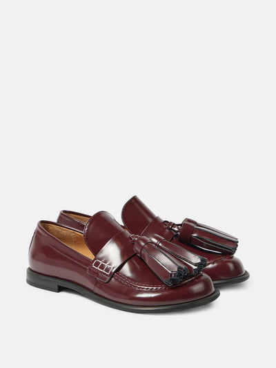 JW Anderson Tassel leather loafers at Collagerie