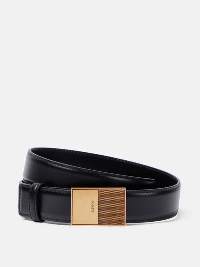 Khaite Elio leather belt at Collagerie