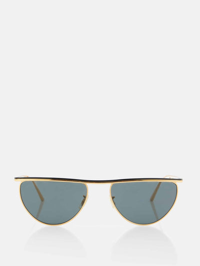 Khaite X Oliver Peoples 1984C flat-top sunglasses at Collagerie