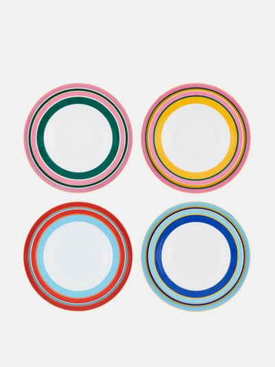 La DoubleJ Porcelain plates (set of 8) at Collagerie