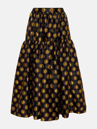 La DoubleJ Oscar jacquard midi skirt at Collagerie