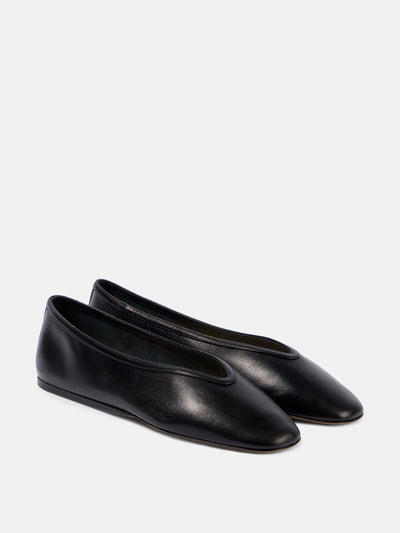 Le Monde Beryl Luna leather ballet flats at Collagerie