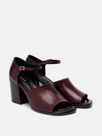Lemaire 80 leather sandals at Collagerie