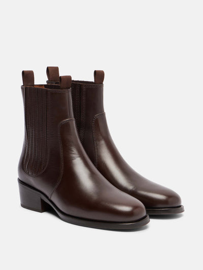 Lemaire Leather Chelsea boots at Collagerie