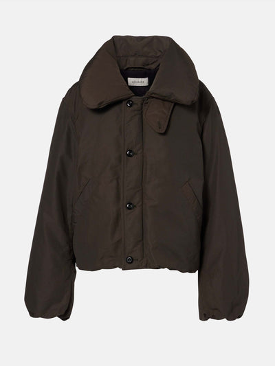 Lemaire Linen and cotton-blend down jacket at Collagerie