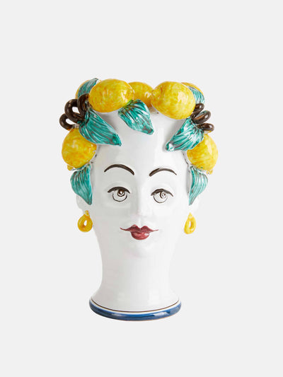 Les Ottomans Lemon Woman ceramic vase at Collagerie