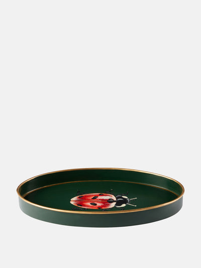 Les Ottomans Hand-painted tray at Collagerie