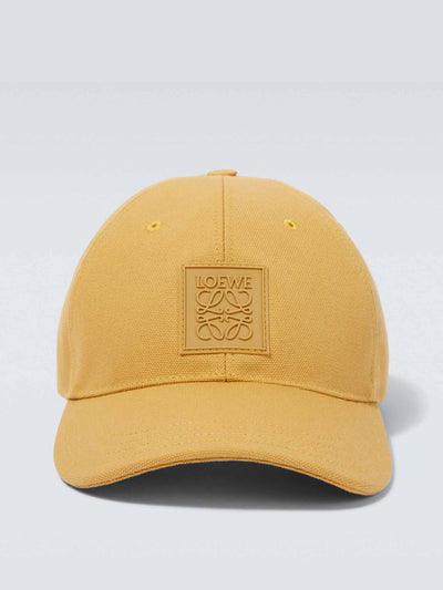 Loewe Anagram cotton canvas baseball cap at Collagerie