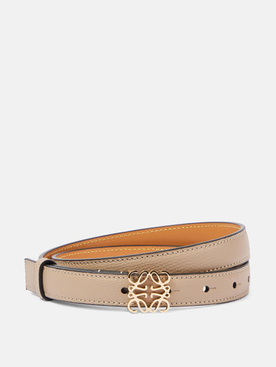 Loewe Anagram leather belt at Collagerie