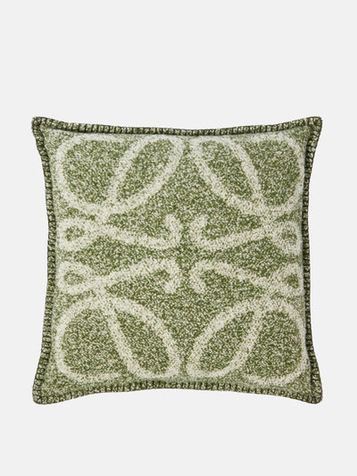 Loewe Anagram wool-blend cushion at Collagerie