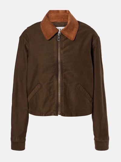 Loewe Corduroy-trimmed cotton blouson at Collagerie