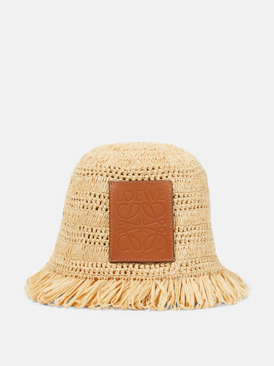 Loewe Anagram crochet cloche hat at Collagerie