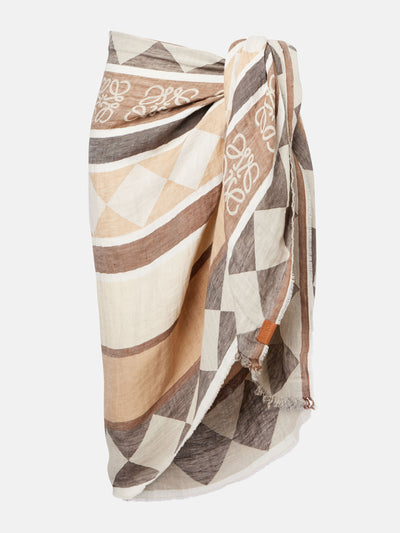 Loewe Paula's Ibiza Anagram beach cover-up at Collagerie