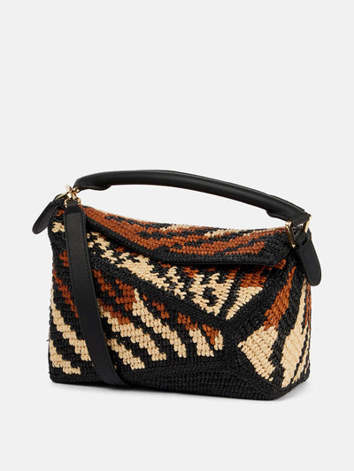 Loewe Paula's Ibiza Puzzle Edge Small shoulder bag at Collagerie