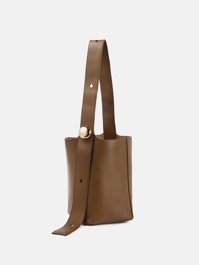 Loewe Pebble Medium leather bucket bag at Collagerie