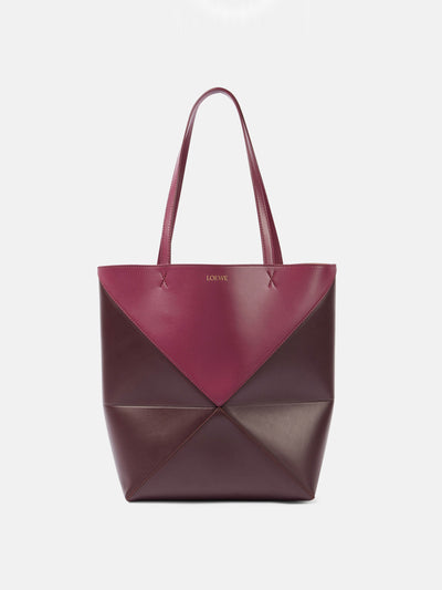 Loewe Puzzle Fold Medium leather tote bag at Collagerie