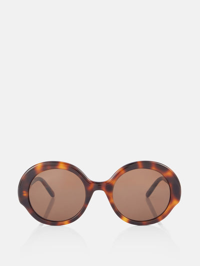 Loewe Round Slim oversized sunglasses at Collagerie