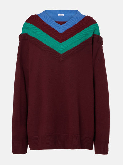 Loewe Trompe l'œil wool sweater at Collagerie