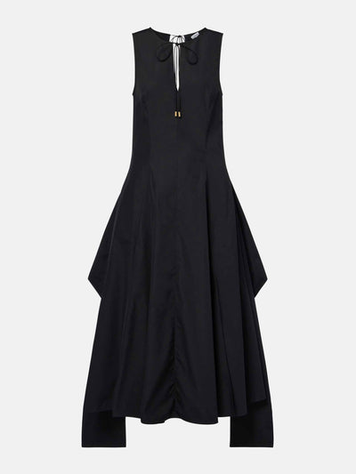 Loewe Cotton poplin wrap dress at Collagerie