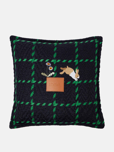 Loewe X Suna Fujita Bunny embroidered cushion at Collagerie