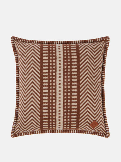 Loro Piana Atacama wool and cashmere-blend jacquard pillow at Collagerie