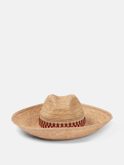 Loro Piana Ottavia straw sun hat at Collagerie