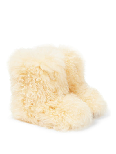 Loro Piana Kids Shearling boots at Collagerie